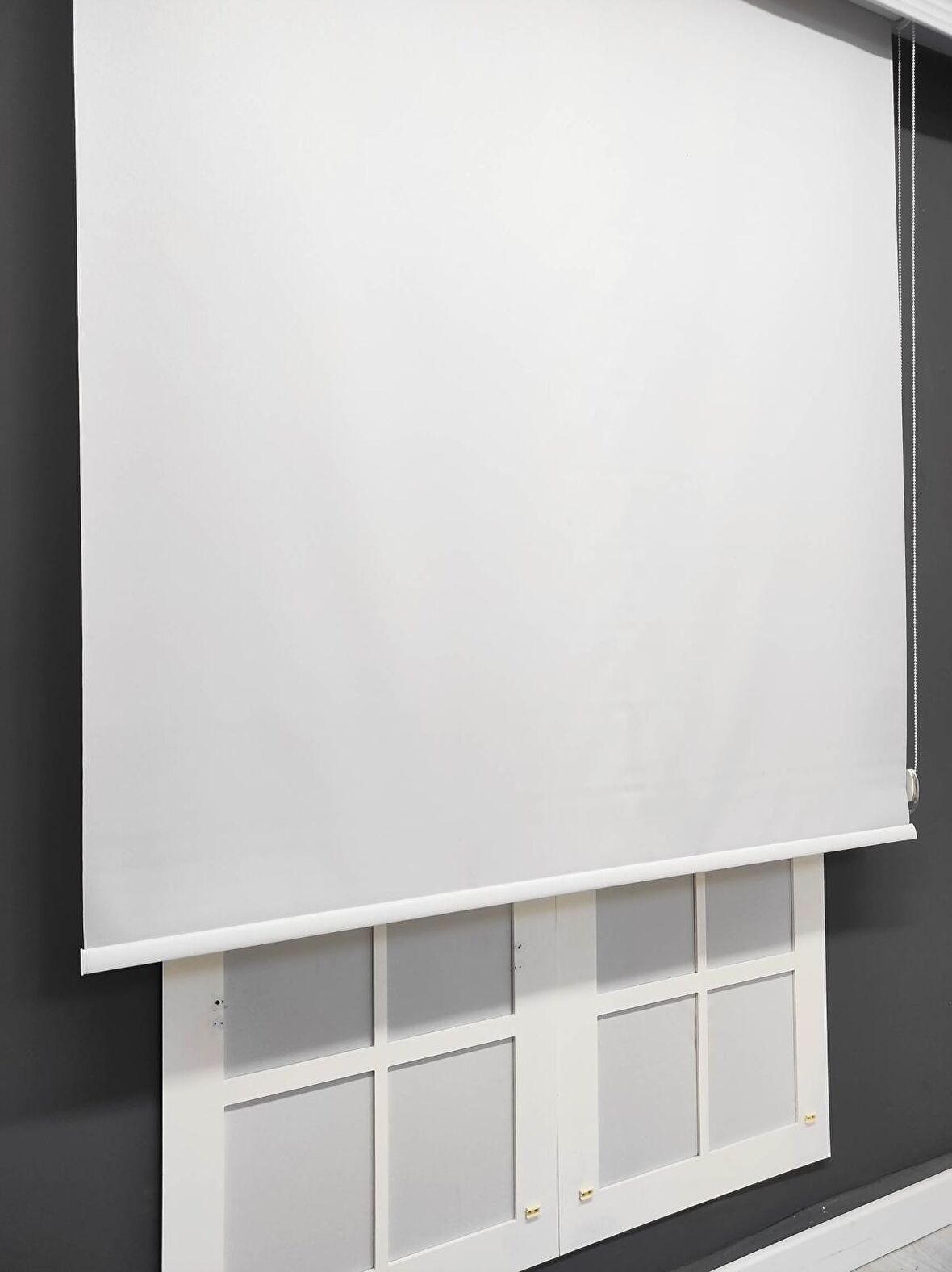 Beyaz Güneşlik Stor Perde A Kalite Beyaz-110 x 200