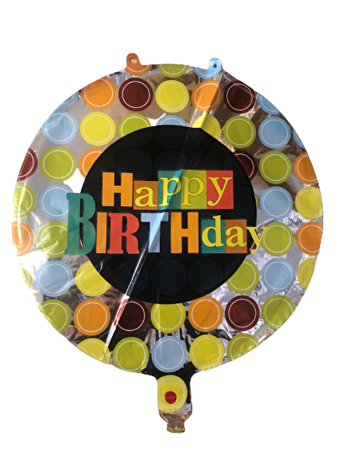 FOLYO BALON HAPPY BİRTHDAY RENKLİ PUANLI 18'' DÜ 15TL