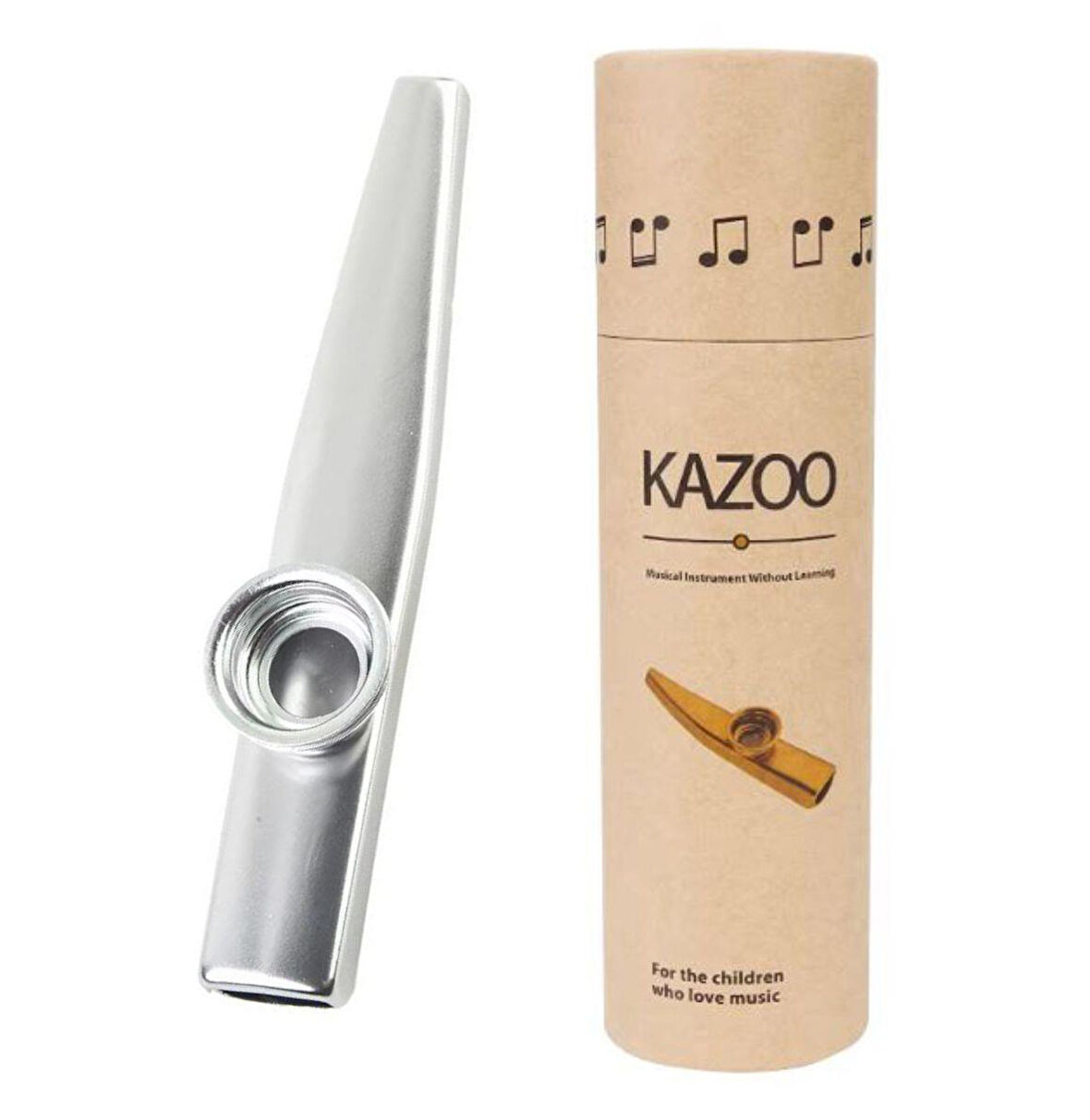 MK-01S Metal Kazoo Kutulu Alüminyum Alaşım Gri