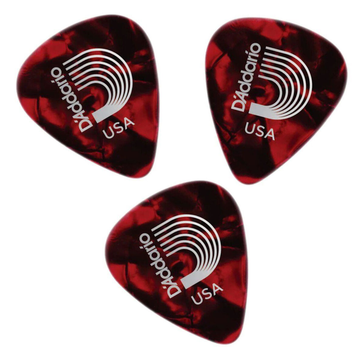 Daddario 1CAP4-RD 3 Adet Gitar Pena 0.70 mm Kırmızı Medium