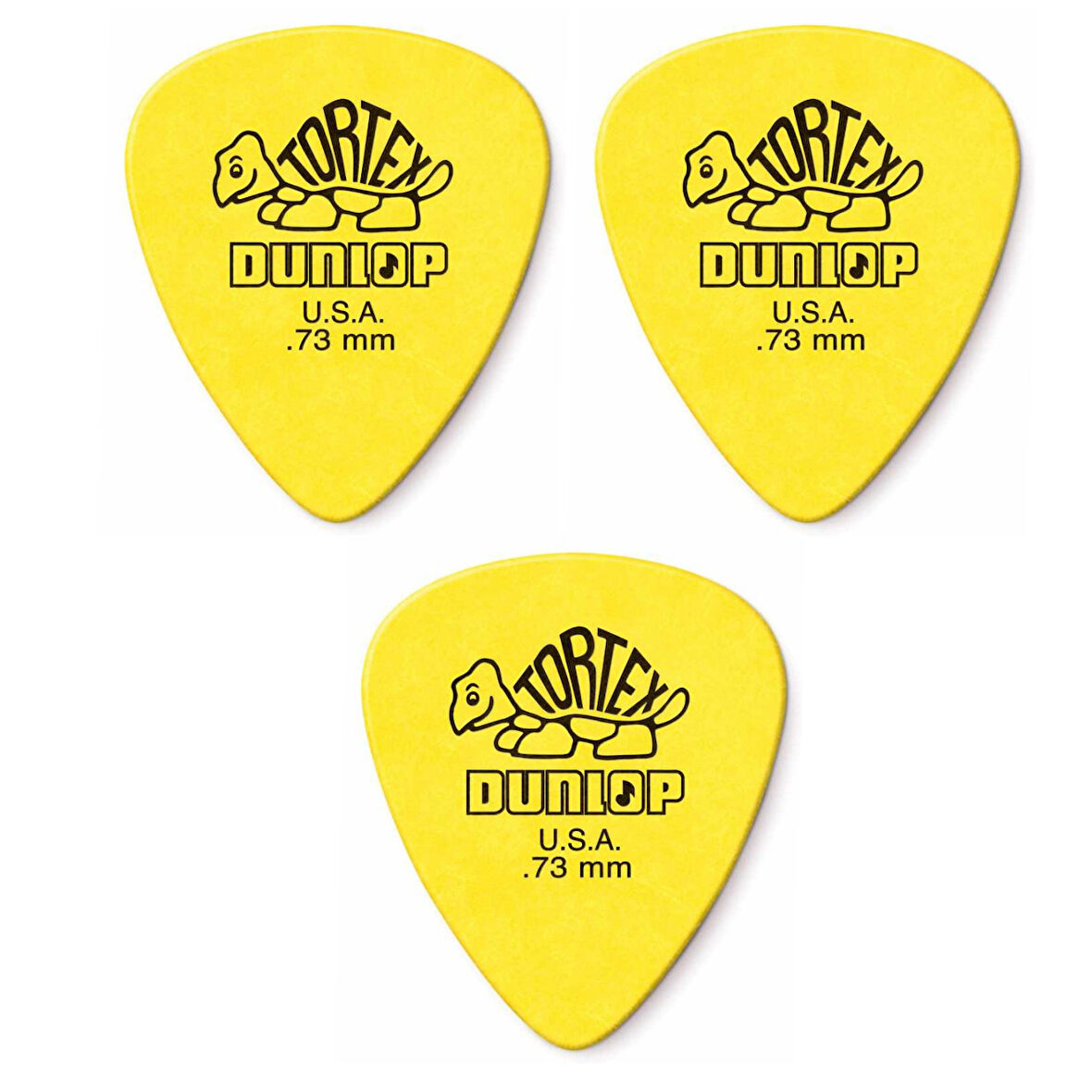 Jim Dunlop 418P.73 Tortex Standard 3 Adet Gitar Penası 0,73mm