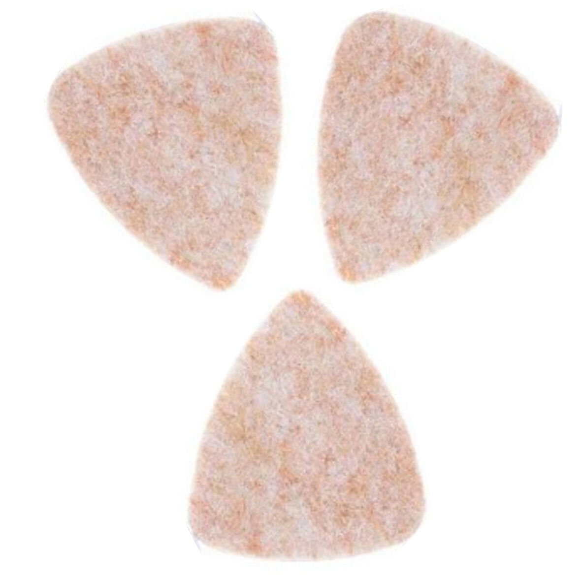DG01-3Bj Keçe Ukulele Penası Bej (3 Adet) 3mm. Keçe Gitar Penası