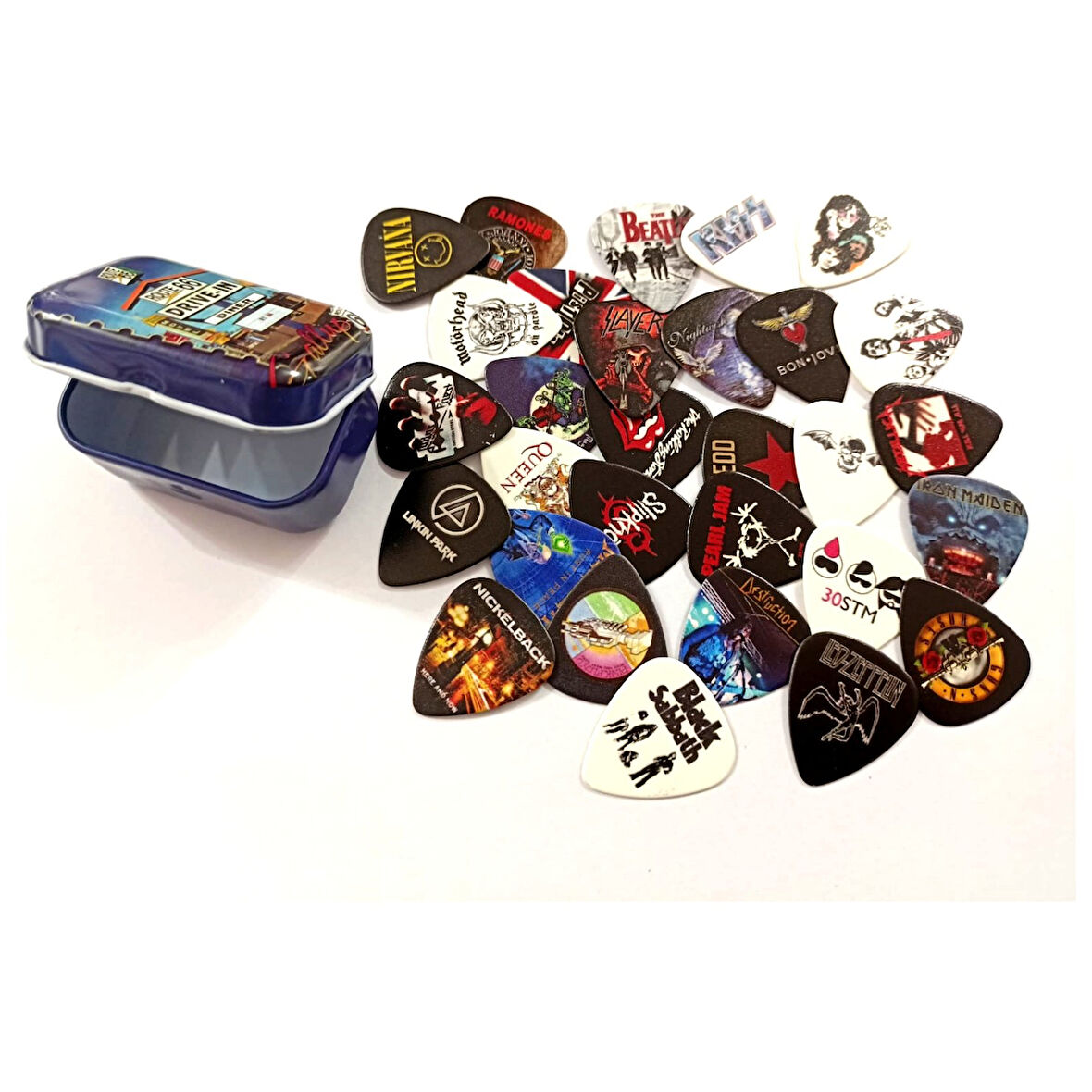 ART66 Kolleksiyon Gitar Pena 30 Adet Kutulu 0.70 mm