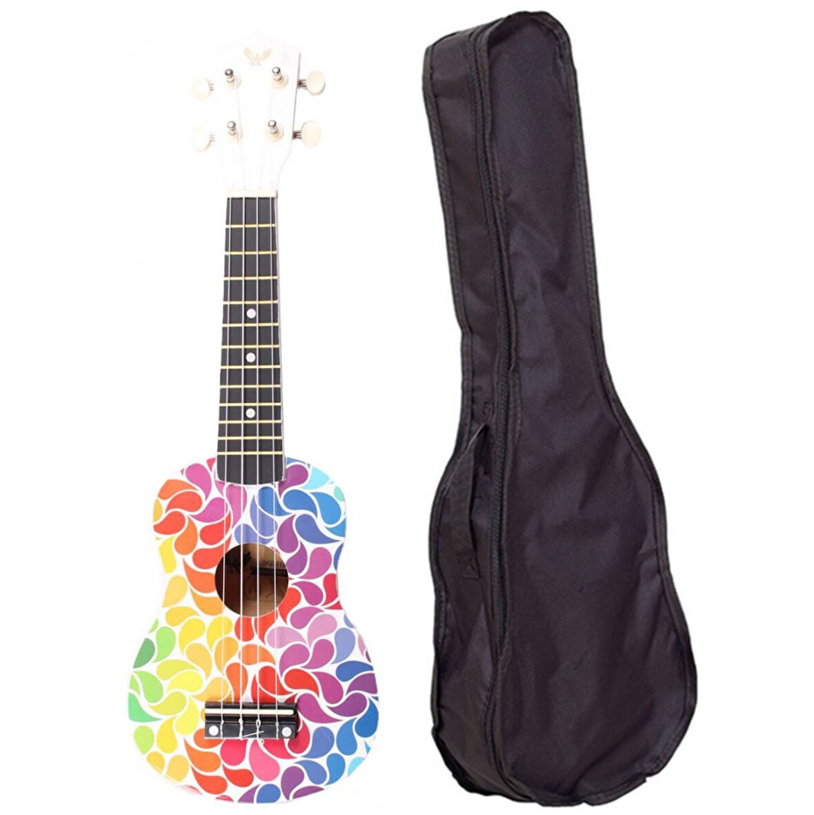 Angel AUK21-MCPT Soprano Ukulele Kılıflı
