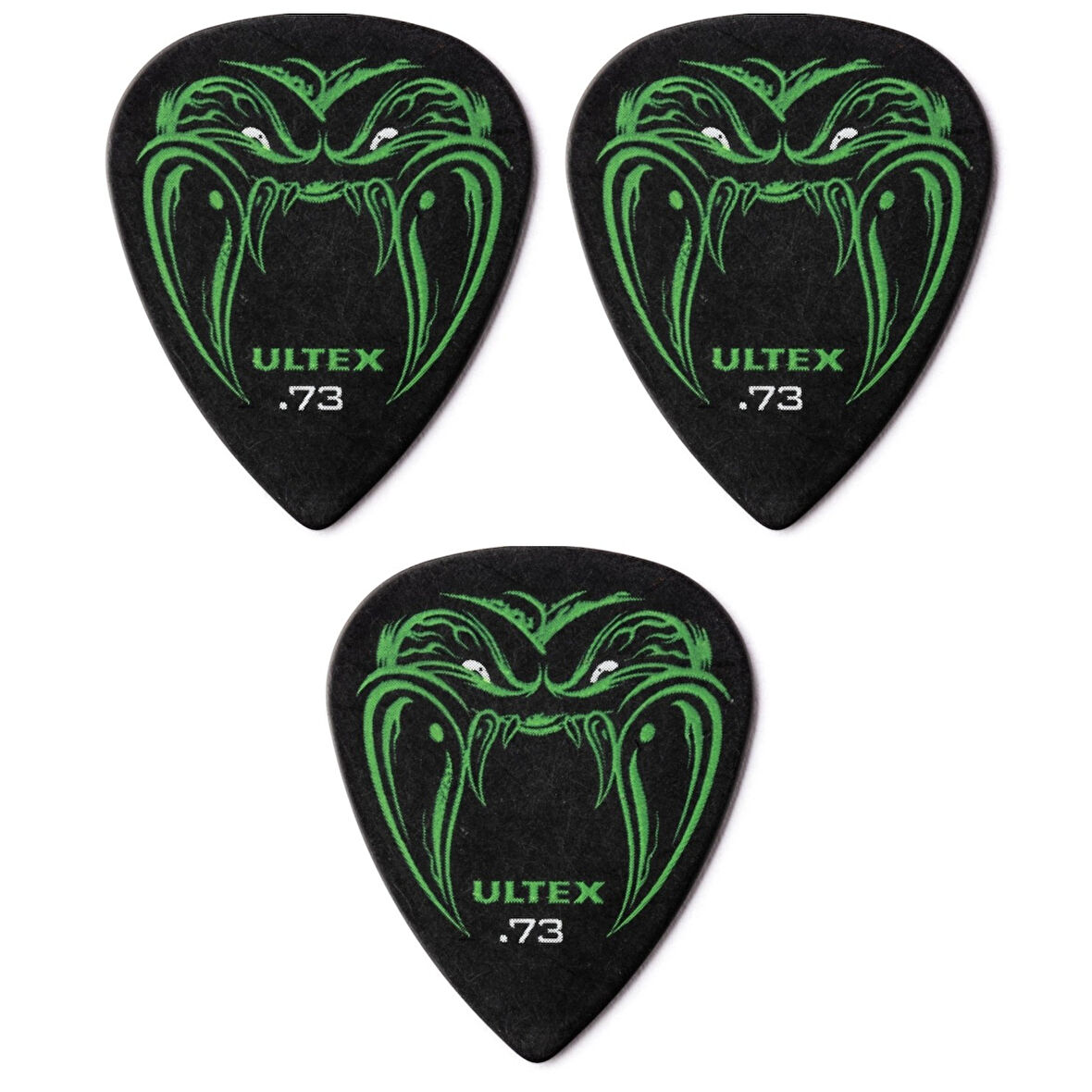Jim Dunlop PH112R.73 Hetfield Gitar Penası 3 Adet Black Fang Pena (0.73mm)