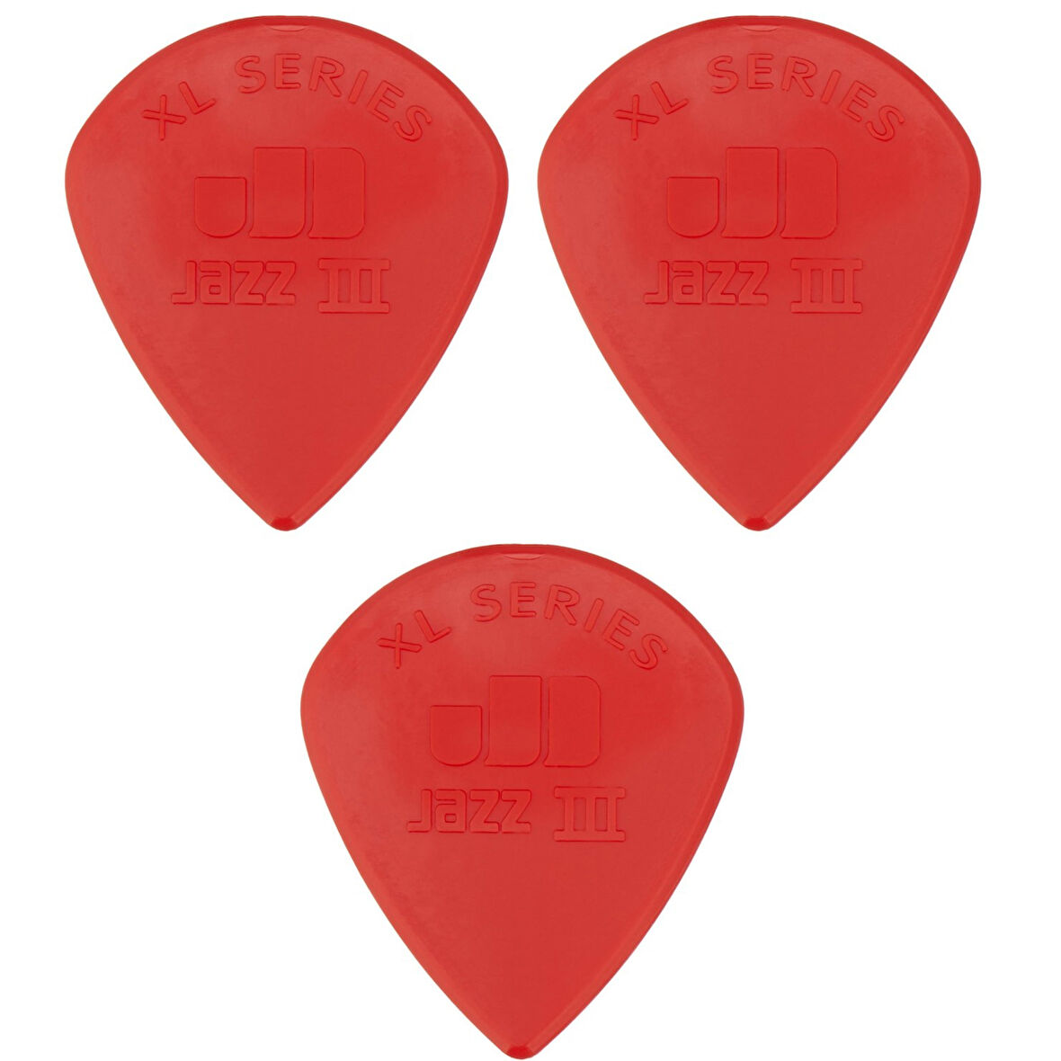 Jim Dunlop 47RXLN Nylon Jazz III XL Gitar Penası ( 3 Adet ) 1,38 mm.