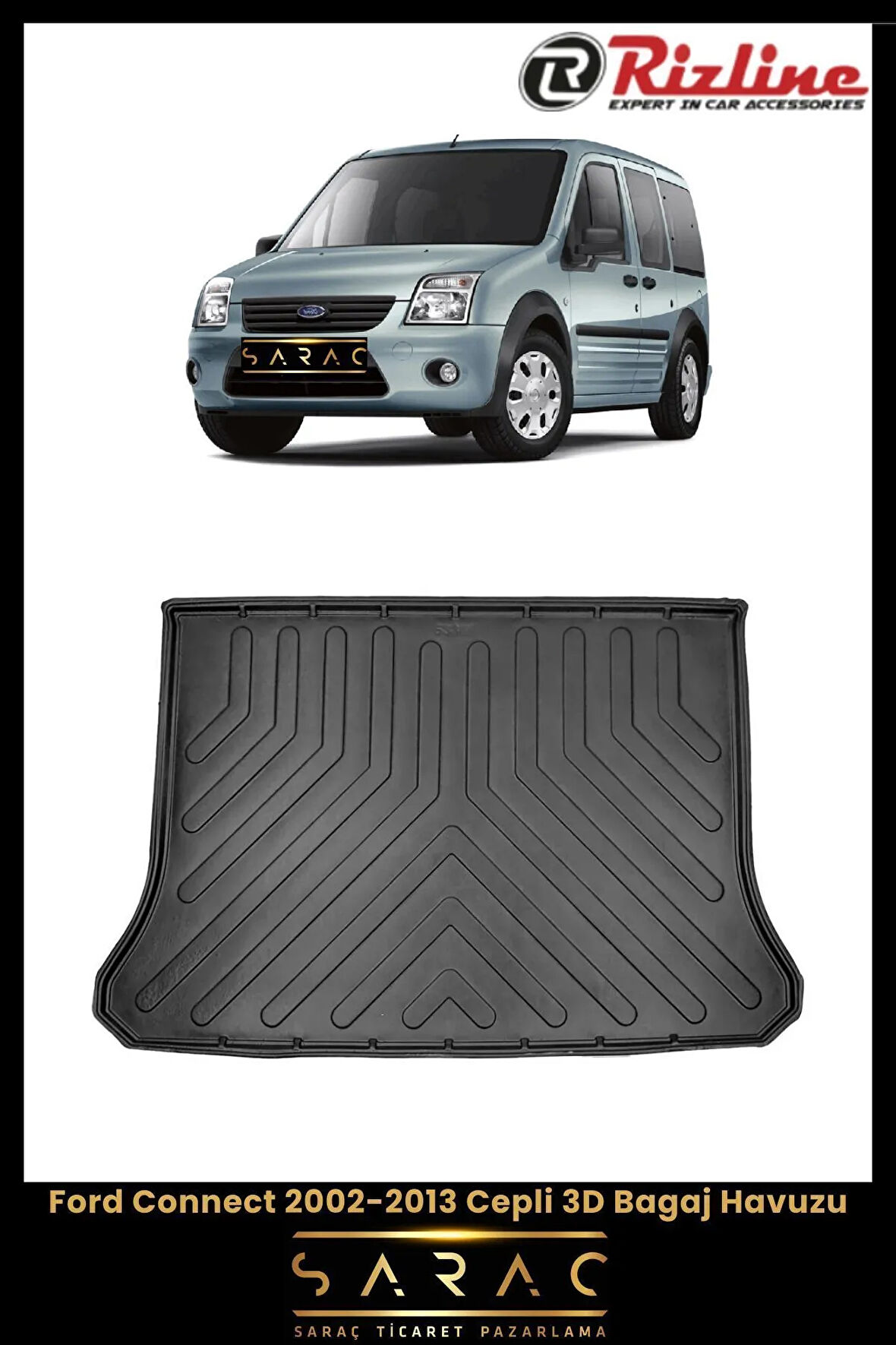 Rizline Ford Connect 2008 Model Cepli 3D Bagaj Havuzu