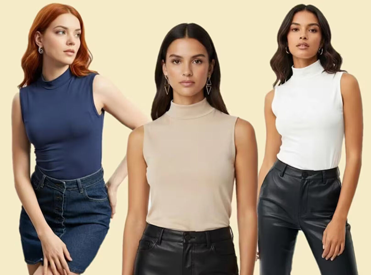 Sıfır Kollu 3'lü Kadın Balıkçı Yaka Badi 