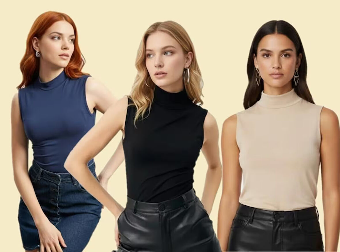 Sıfır Kollu 3'lü Kadın Balıkçı Yaka Badi 