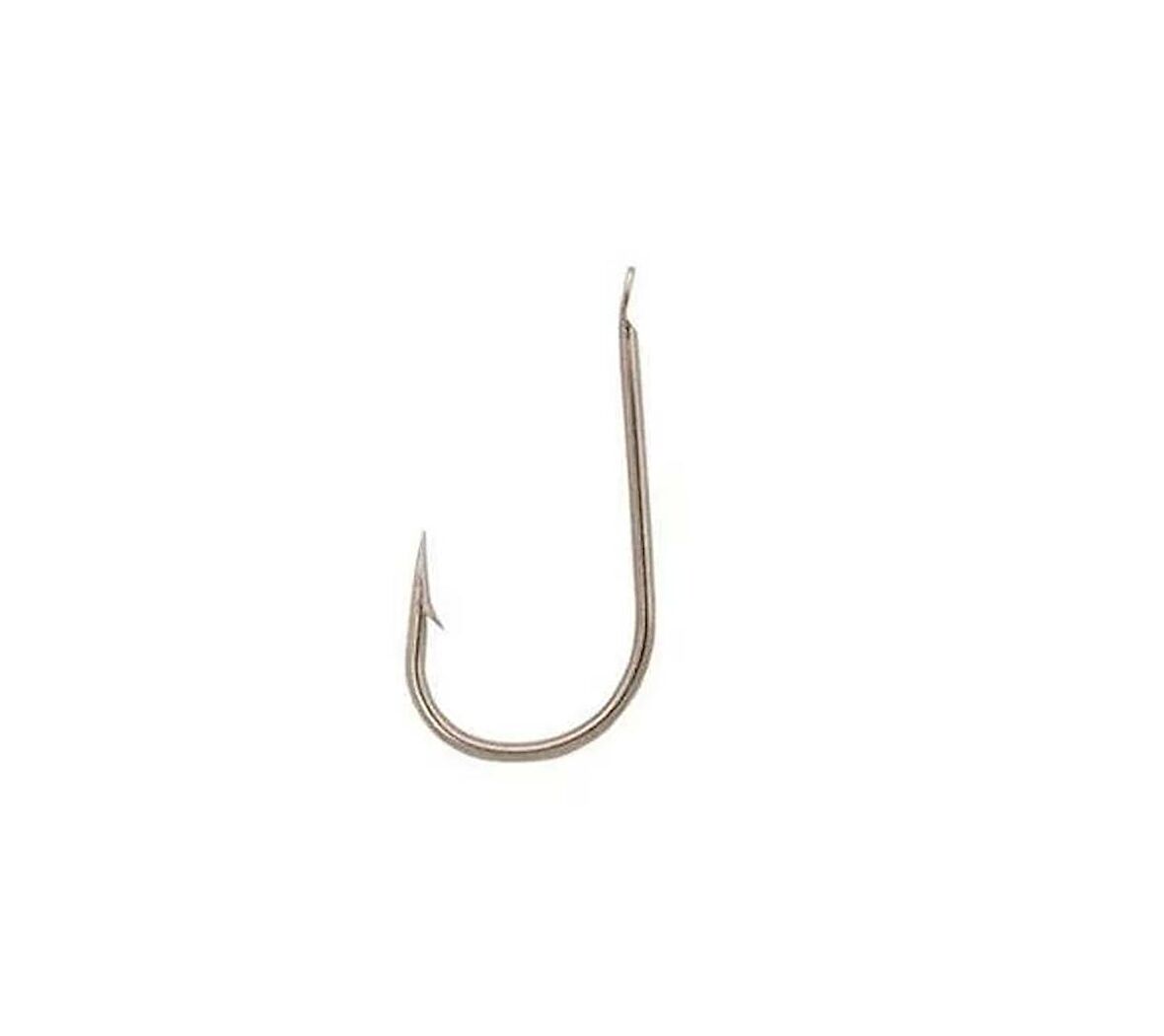 Mustad 1253A Kısa Gövde Düz Nickel 100lü Paket Olta İğnesi - NO-4