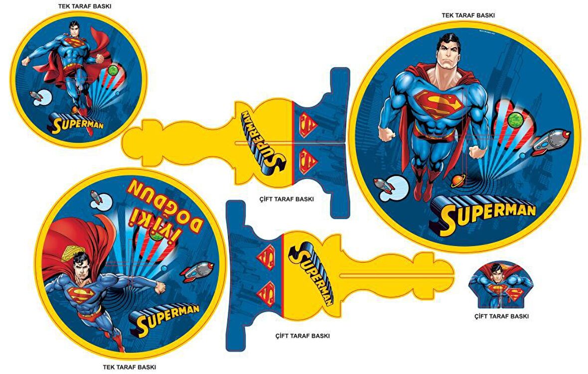 SUPERMAN KEK STANDI 3 KATLI