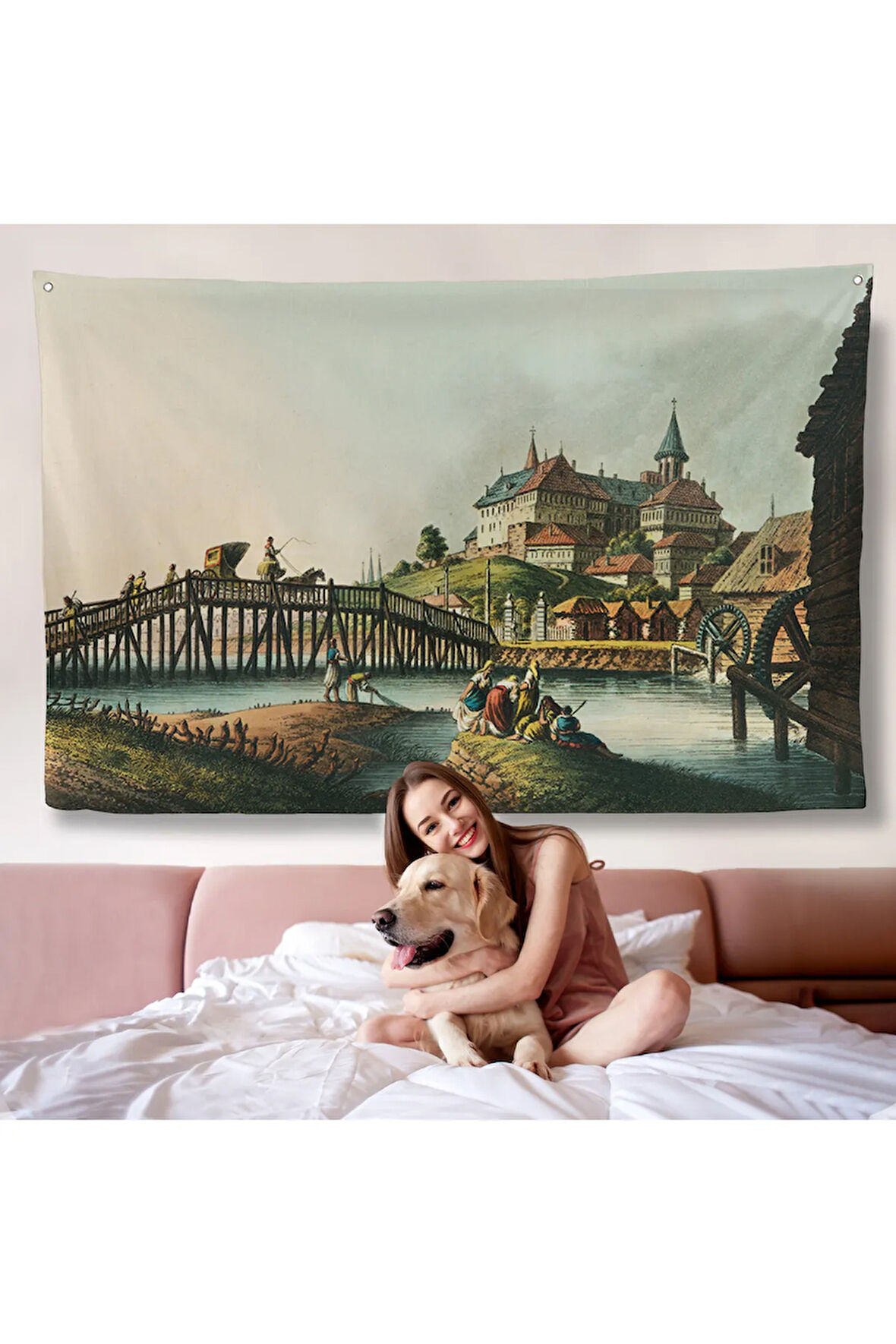 Luigi Mayer'in Osmanlı Hakimiyeti İsimli Duvar Örtüsü-7025