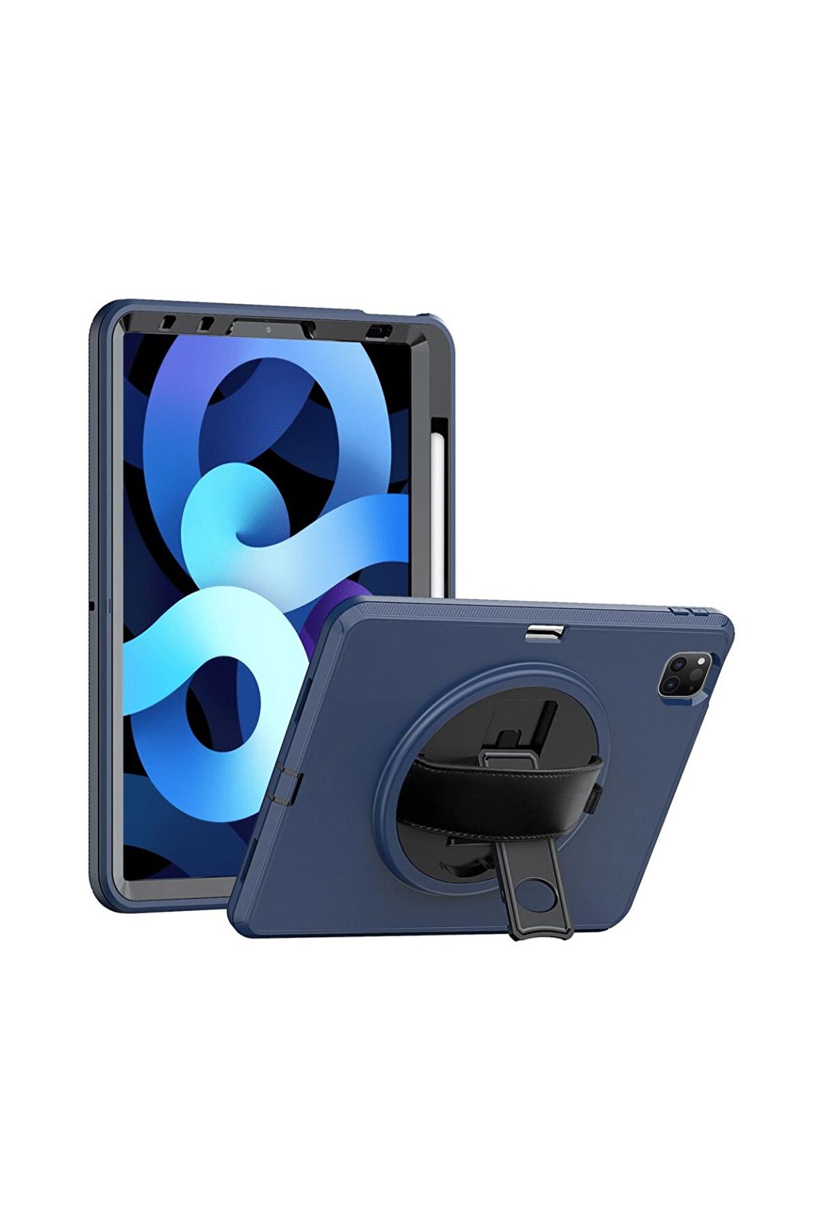 Qpen iPad Pro 11 inç (2020)  Uyumlu Hand Strap Tablet Kılıfı 