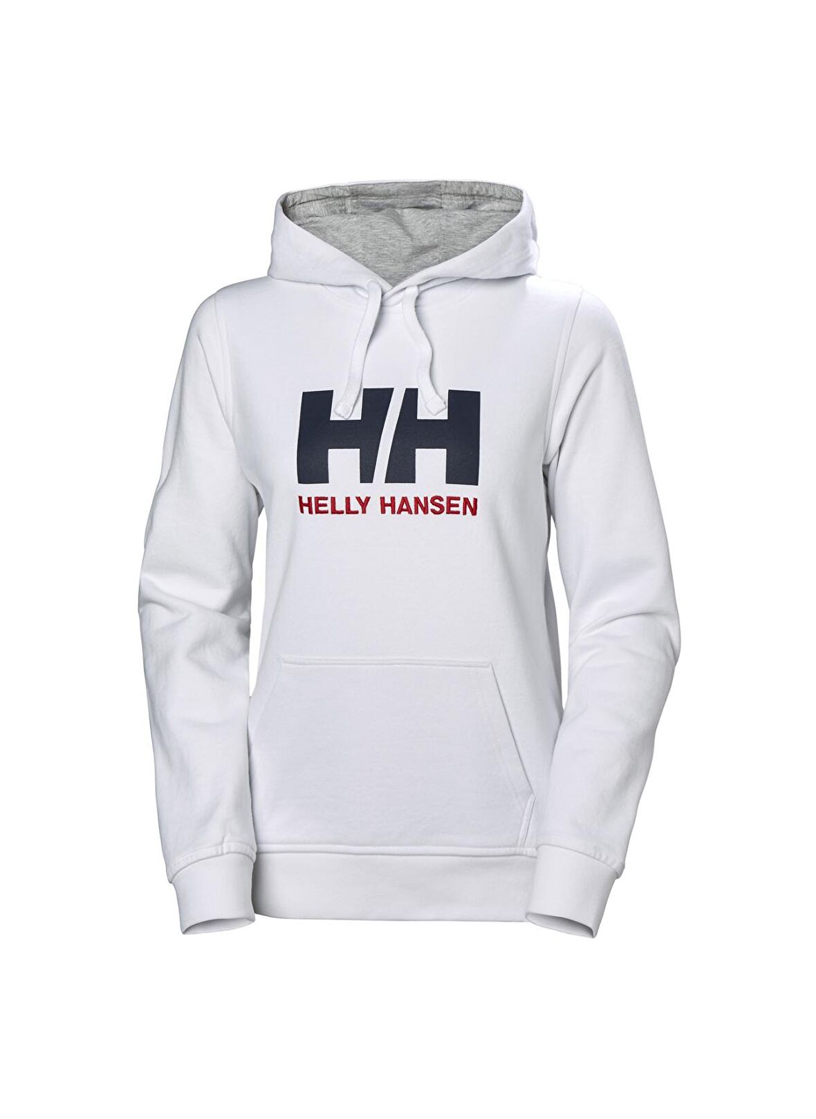 Helly Hansen Hh W Hh Logo Hoodie Kapüşonlu Normal Kalıp Beyaz Kadın Sweatshirt