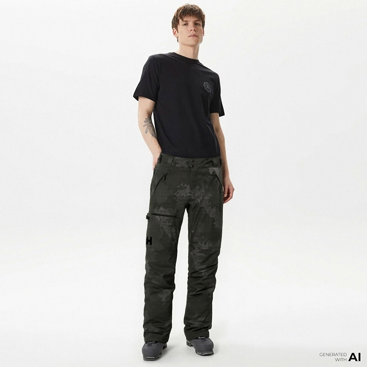 Helly Hansen Erkek Siyah Kargo Pantolon