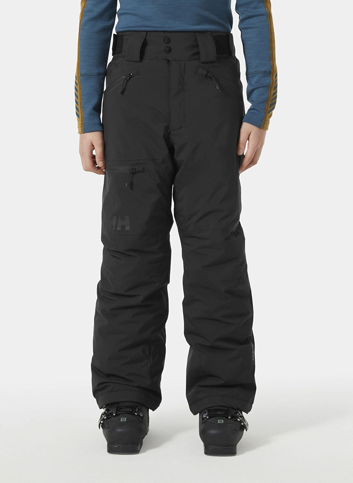 Helly Hansen Normal Bel Siyah Erkek Çocuk Kayak Pantolonu HHA.41765-HHA.990- JR ELEMENTS PNT