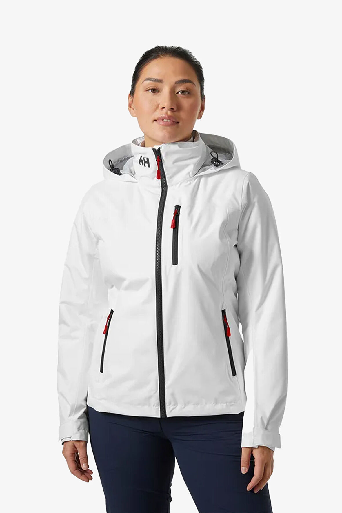 Helly Hansen W Crew Hooded Midl 2.0 Kadın Beyaz Mont 34447-001