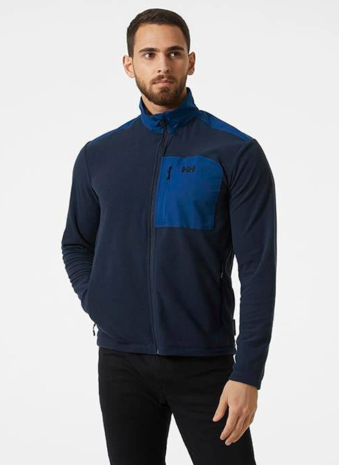 Helly Hansen Düz Açık Lacivert Erkek Polar Sweatshırt HHA.49531_HELLY HANSEN DAYBREAKER S