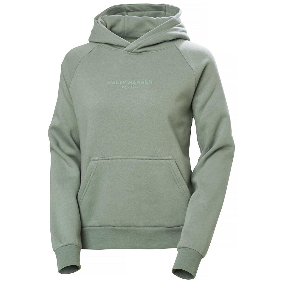 HELLY HANSEN W COTTON FLEECE HOODIE SWEATSHIRT HHA.54161-GREYCACTUS