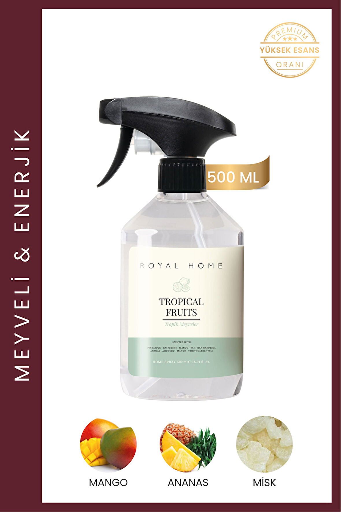 TROPICAL FRUITS 500 ML ODA SPREYİ