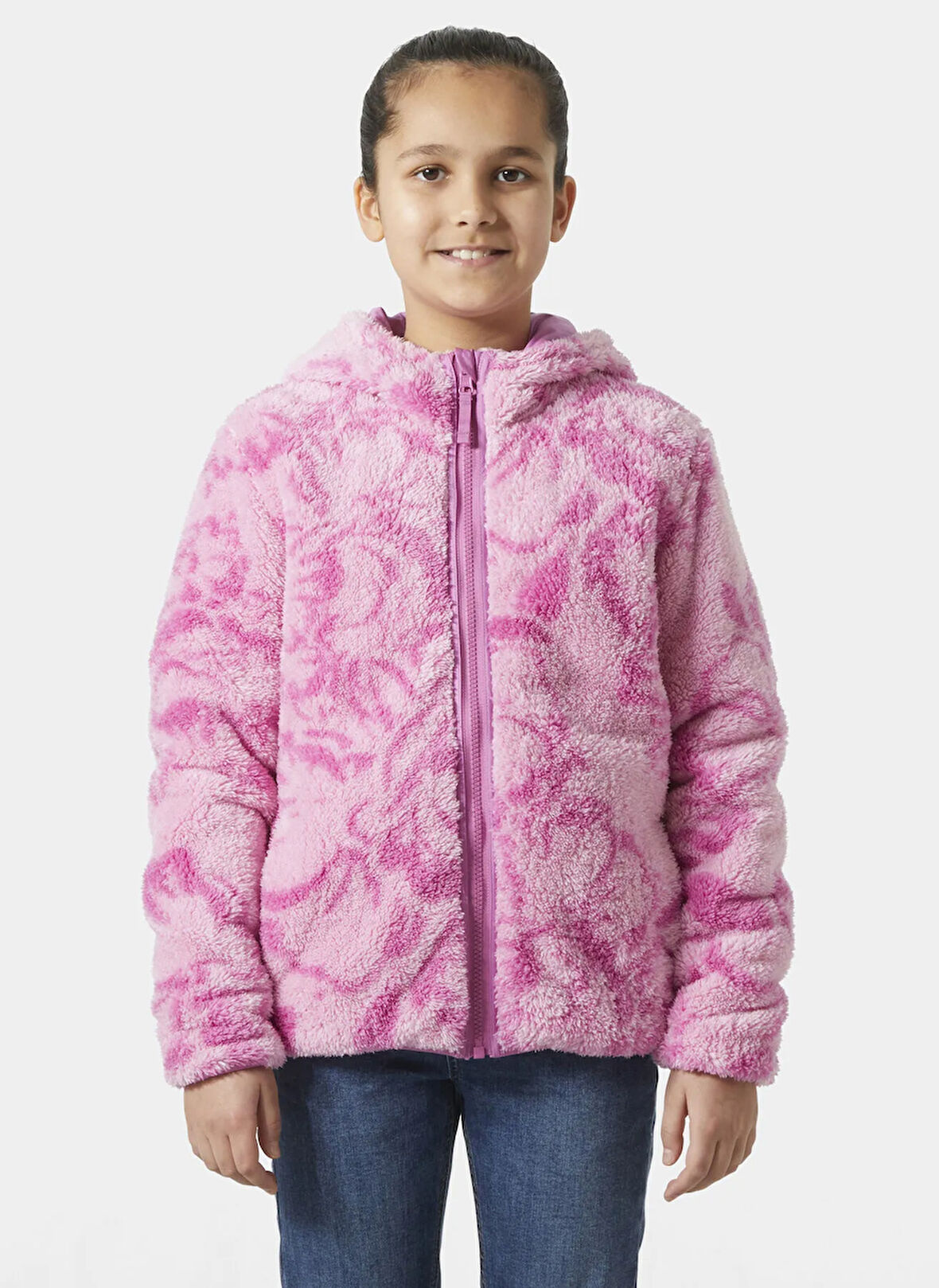 Helly Hansen Pembe Kız Çocuk Polar Mont HHA.41736-HELLY HANSEN JR CHAMP REV