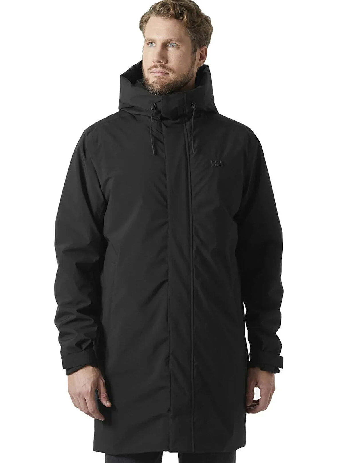 Helly Hansen HHA.53541_HHA.991_MUNICH INS YAĞMUR Siyah Kapüşon Yaka Normal Düz Erkek Yağmurluk
