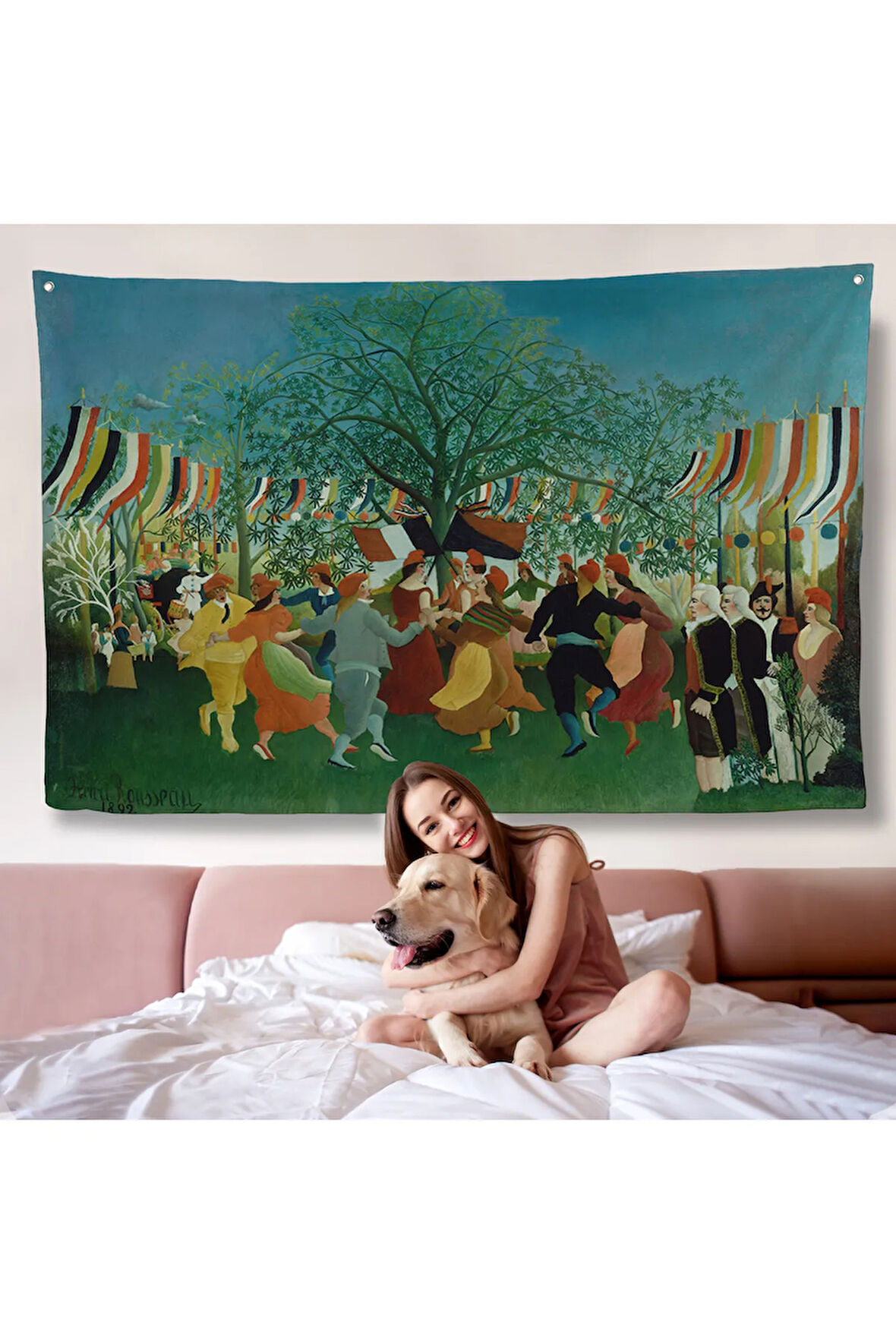 Henri Rousseau Bağımsızlığın 100. Yıl Kutlamaları Duvar Örtüsü-7043