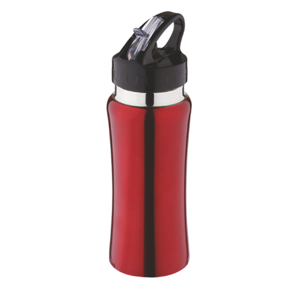 Emzikli Paslanmaz Çelik Matara (750 ml) - Kırmızı