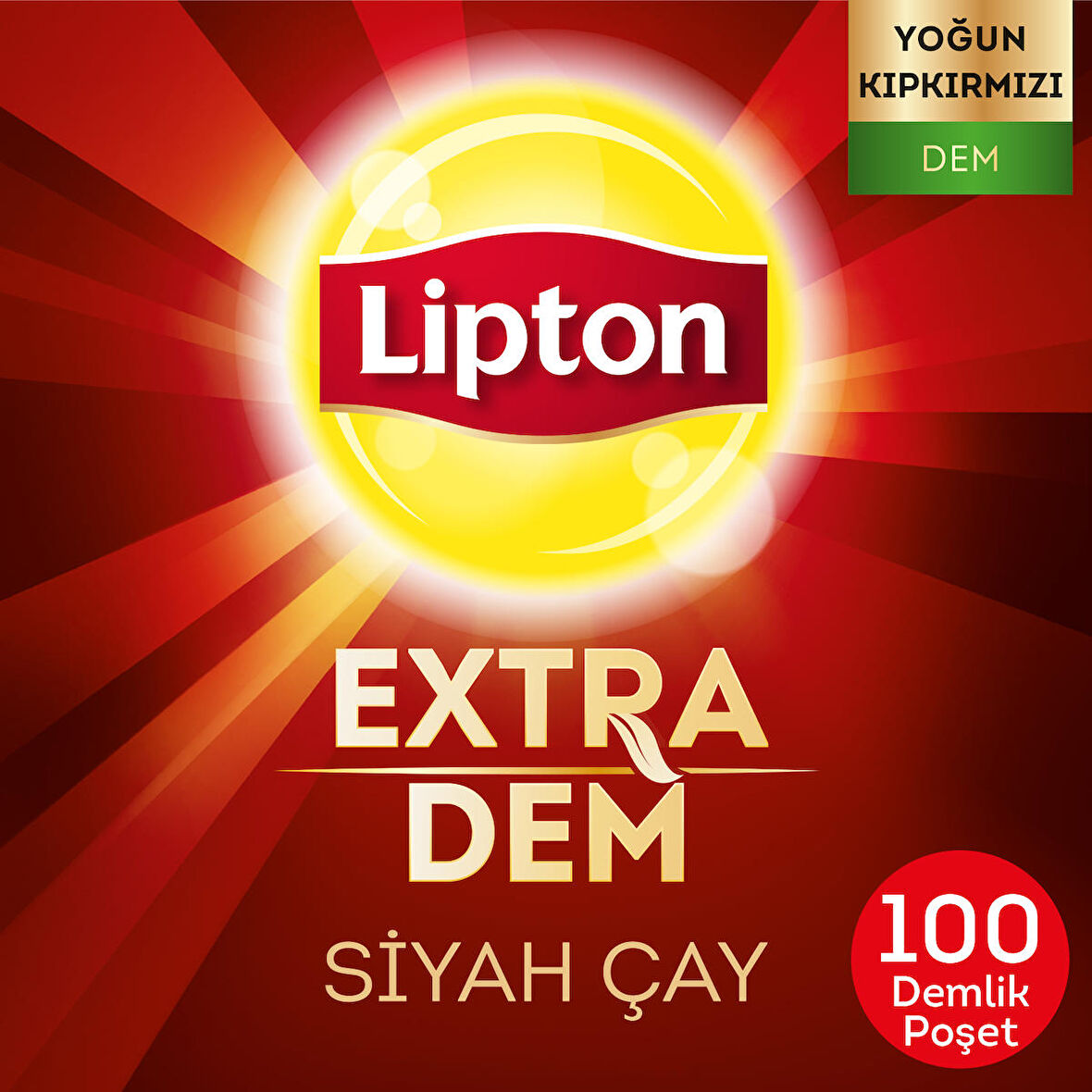 Lipton Extra Dem Demlik Poşet Çay 100'lü