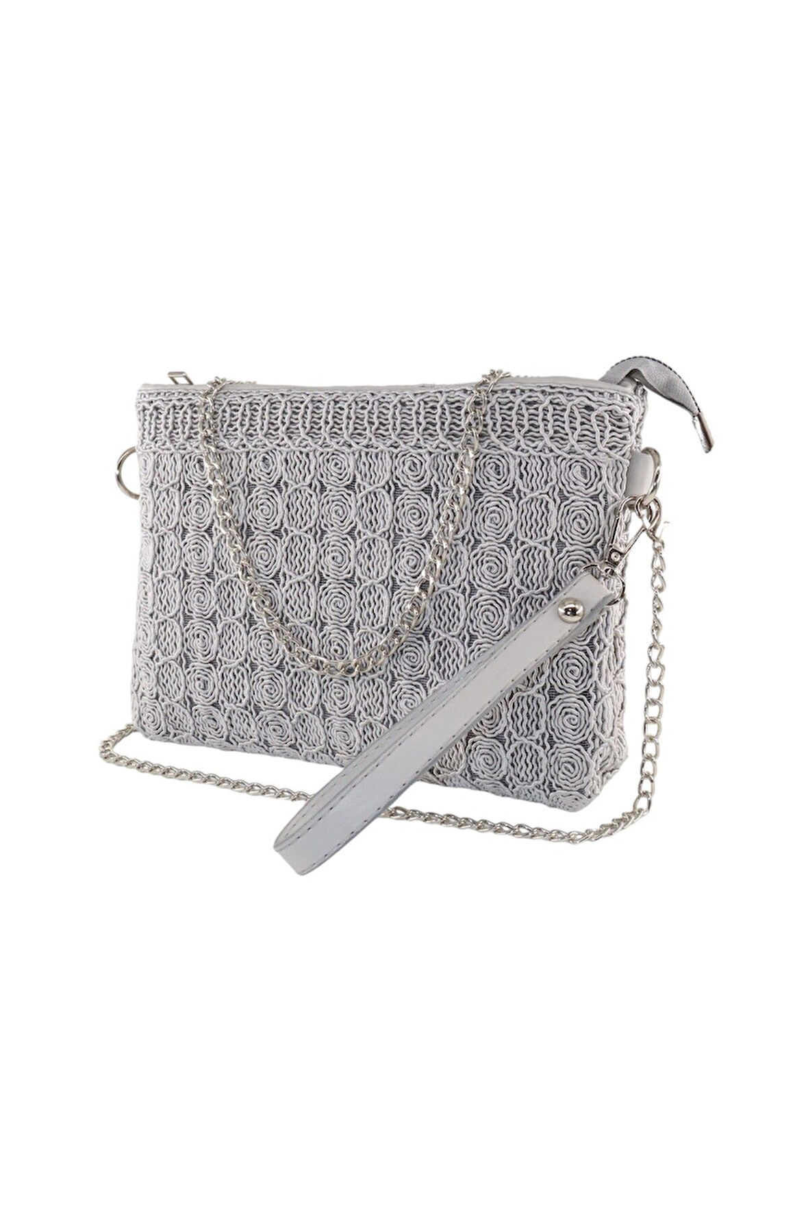 Örgülü Portföy Çanta. Clutch Çanta. Gece Çantası. Davet Çantası. El Çantası.