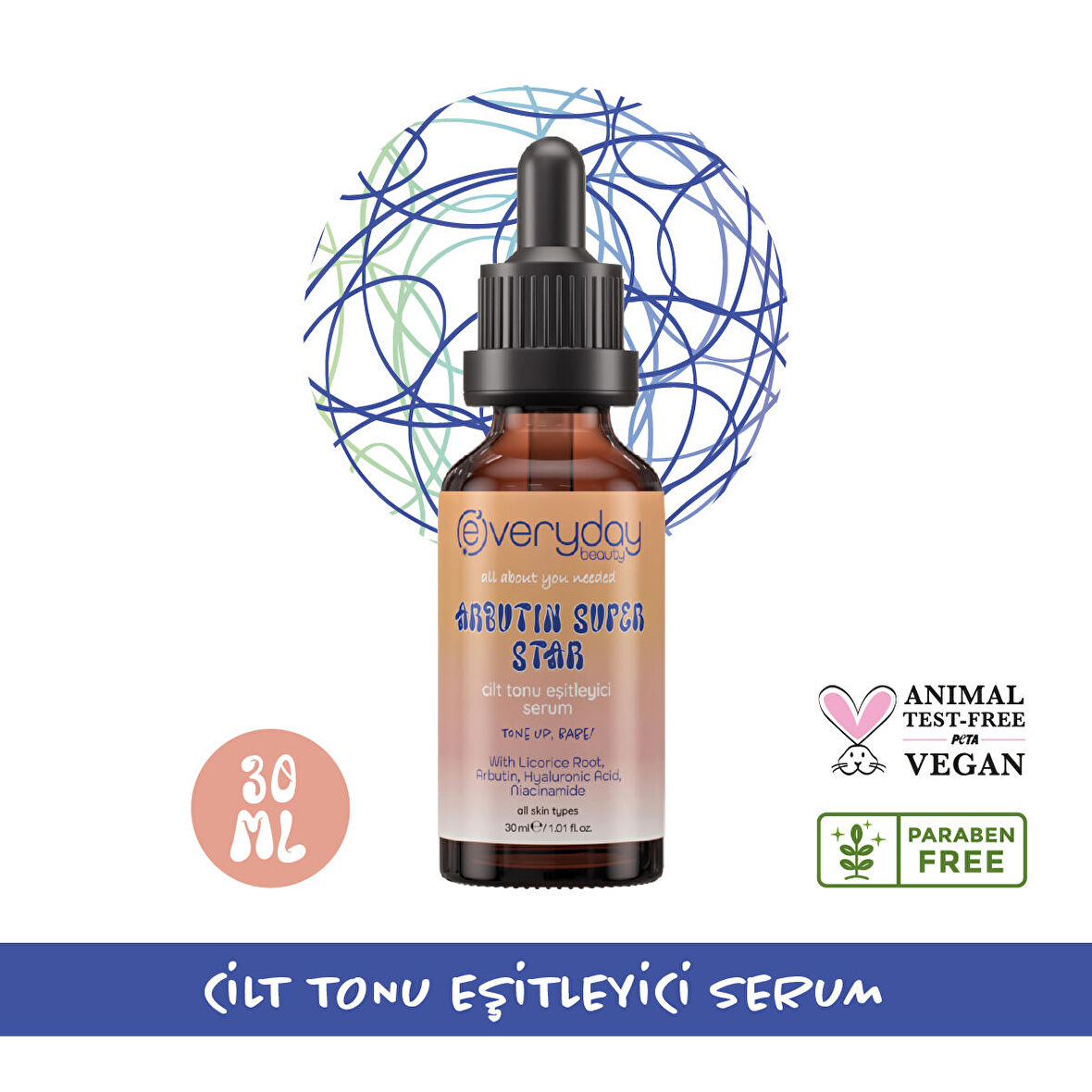 Arbutin Super Star Cilt Tonu Eşitleyici Serum 30 ml