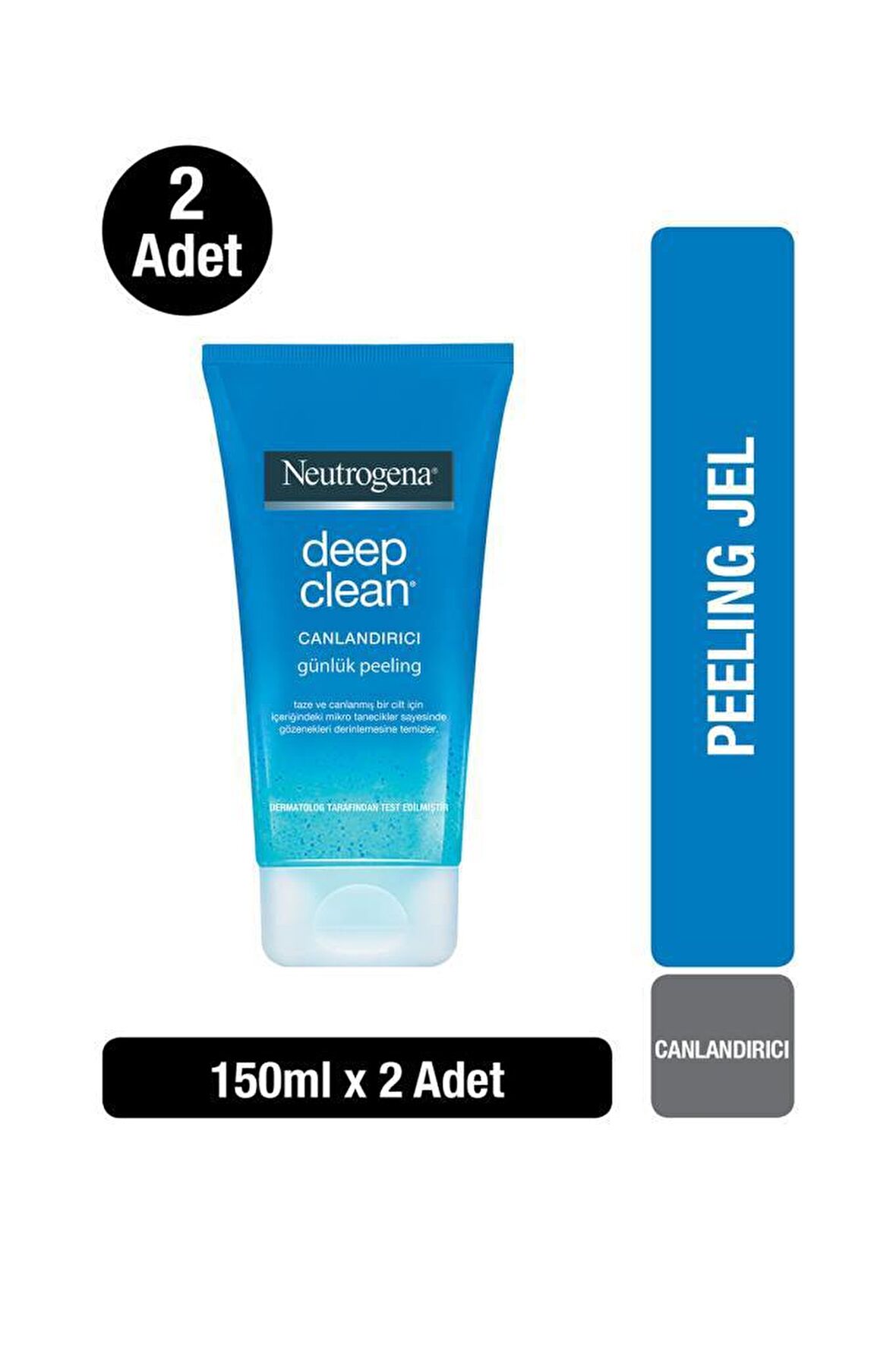 Neutrogena Canlandırıcı Günlük Peeling Jel 150 ml x2