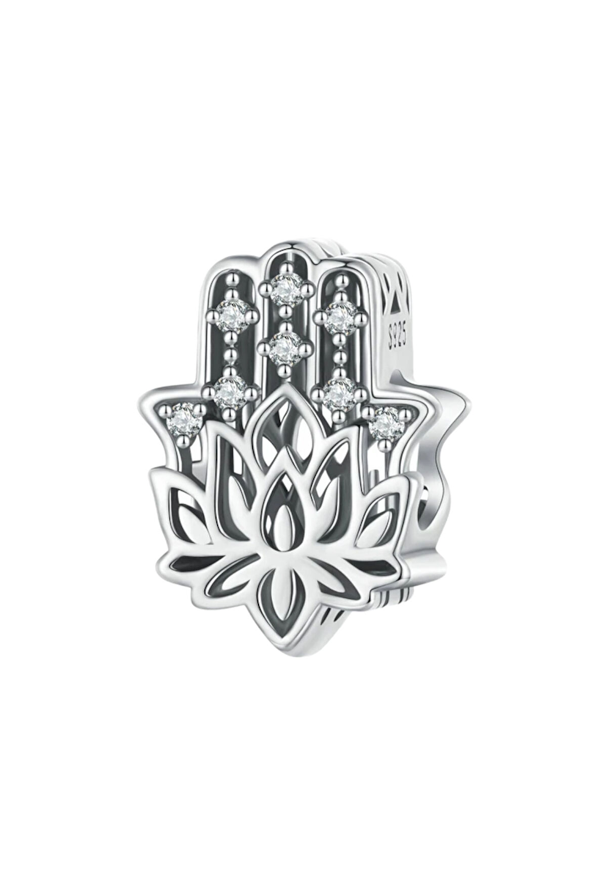 Koruyucu Lotus Charm | 925 Ayar Gümüş