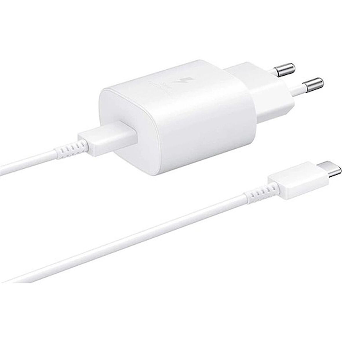Samsung Type-C 25 Watt Hızlı Şarj Aleti Beyaz