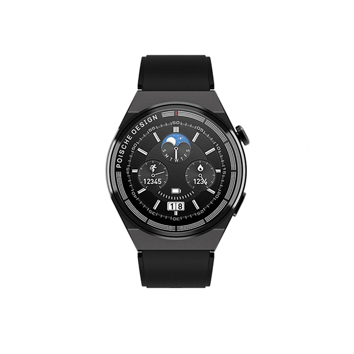 ScHitec Watch GT3 Max Android İos HarmonyOs Uyumlu Akıllı Saat Siyah