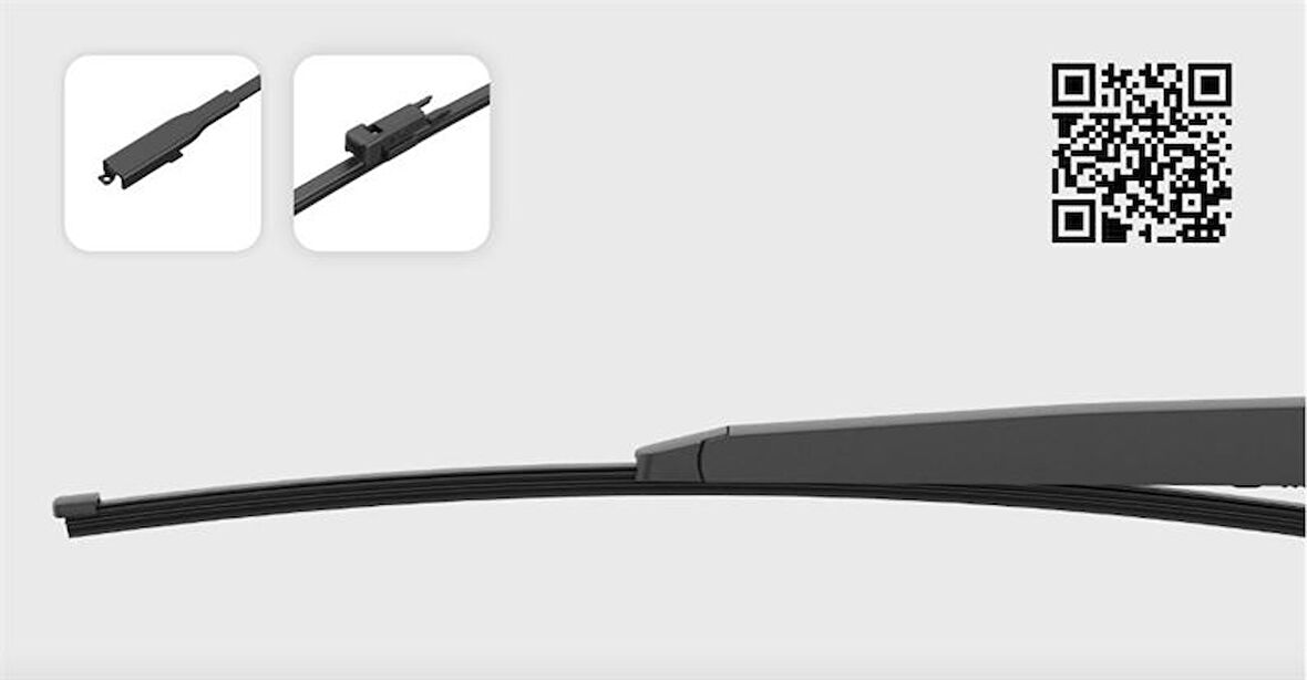 SİLECEK SÜPÜRGESİ ARKA MUZ (300MM) MERCEDES-BENZ GLA-CLASS (11/13>)