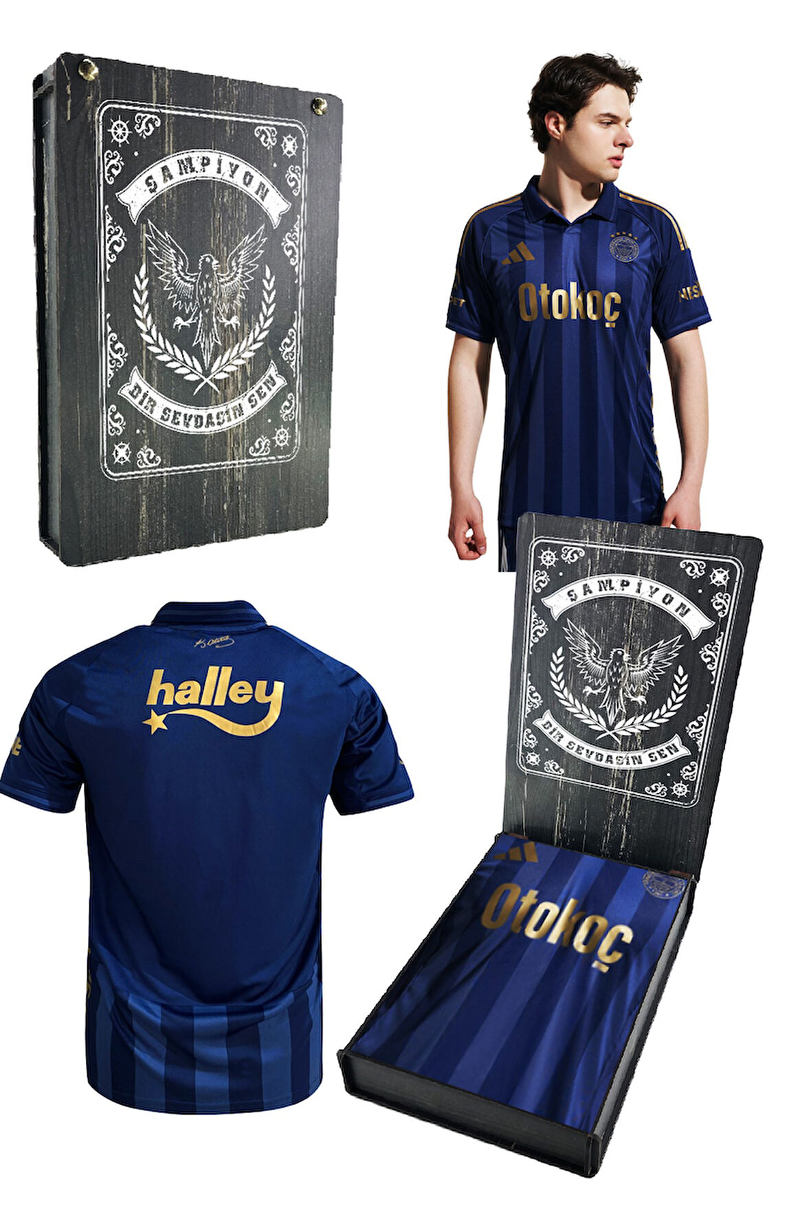 Fenerbahçe Orijinal Lisanslı 2025-2026 Yeni Sezon Lazer Kutulu Lacivert Forma