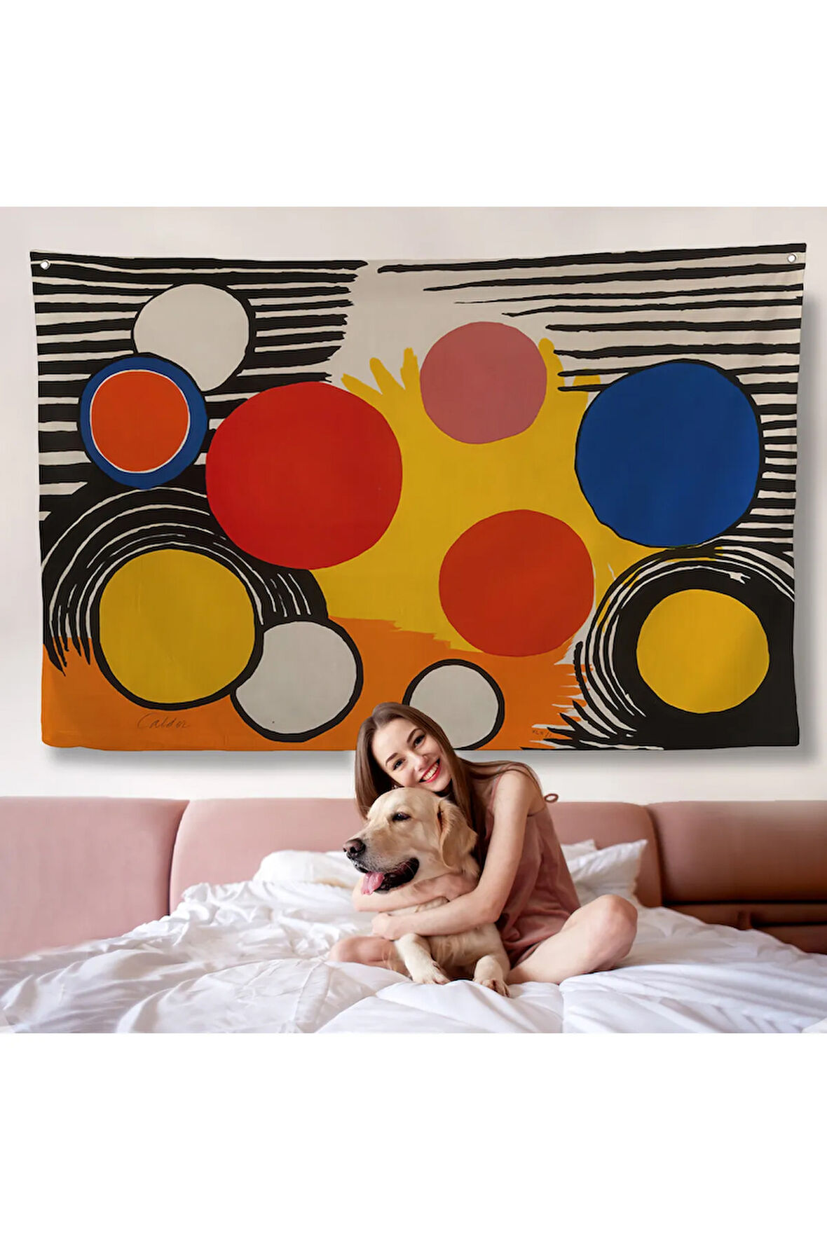 Alexander Calder - Kuş Yuvası Duvar Örtüsü Bird's Nest-7056