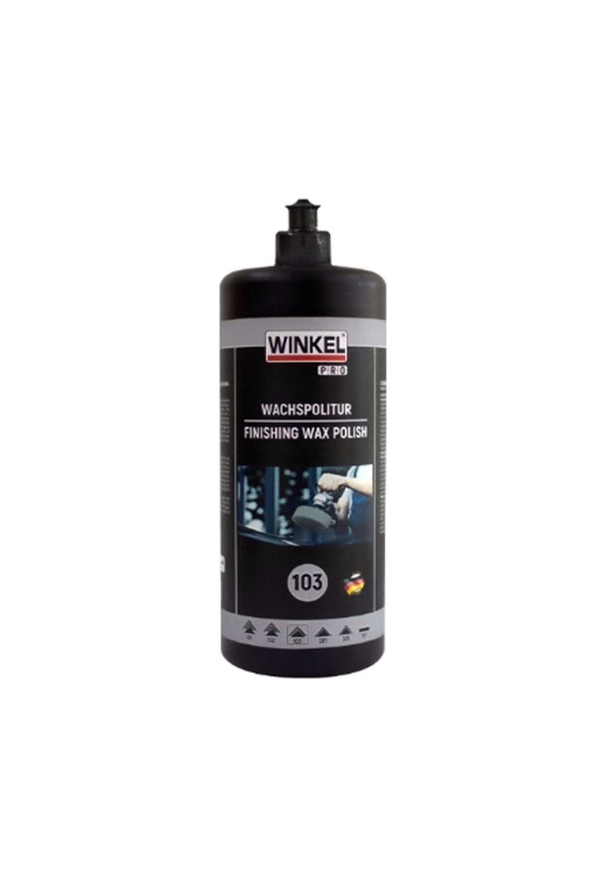 Winkel Pro Finishing Wax Polyester Parlaklık Ve Koruma Yüzey Pastası 103 1 Litre