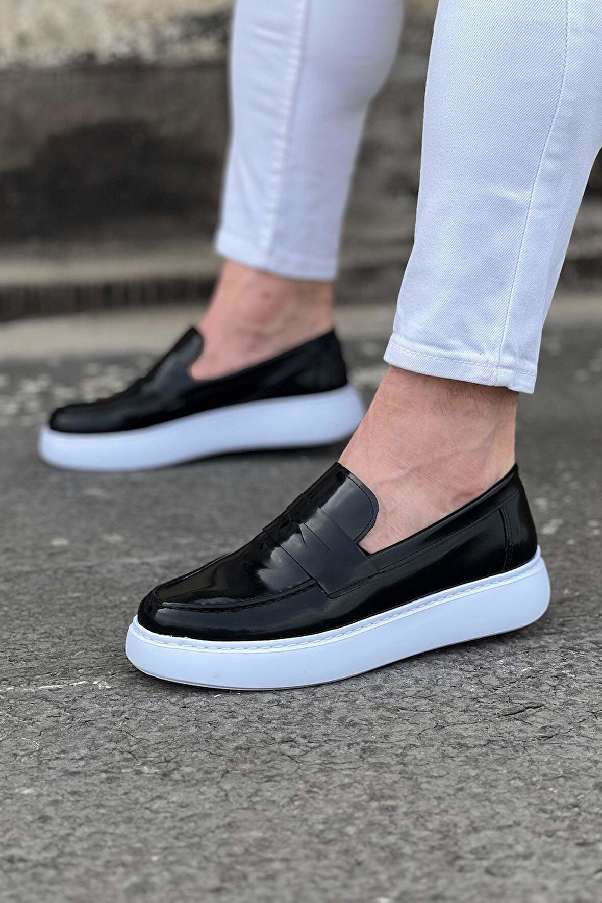 Celira HS161 Siyah Rugan Erkek Casual Ayakkabı