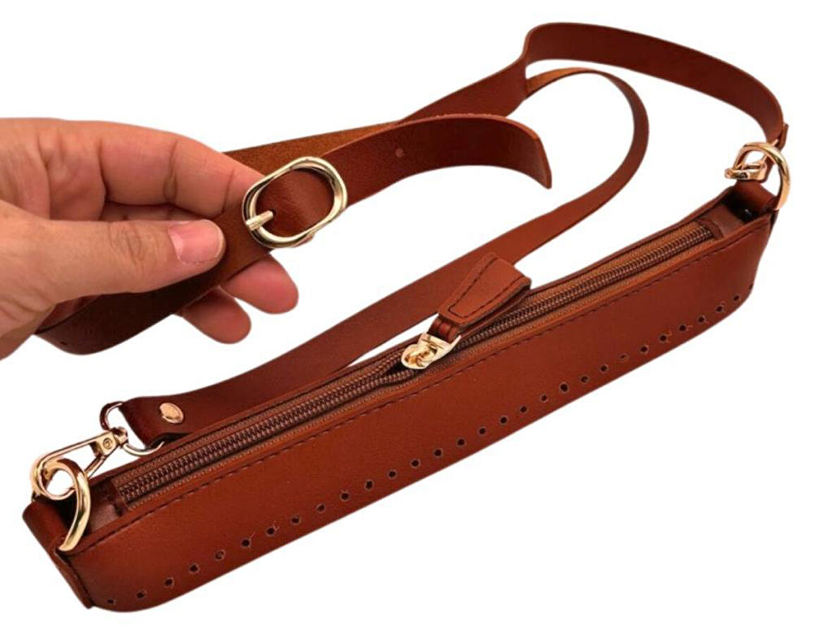 Çanta Aksesuar Atina Model Taba Çanta Yapım Seti Light Gold  Metalli