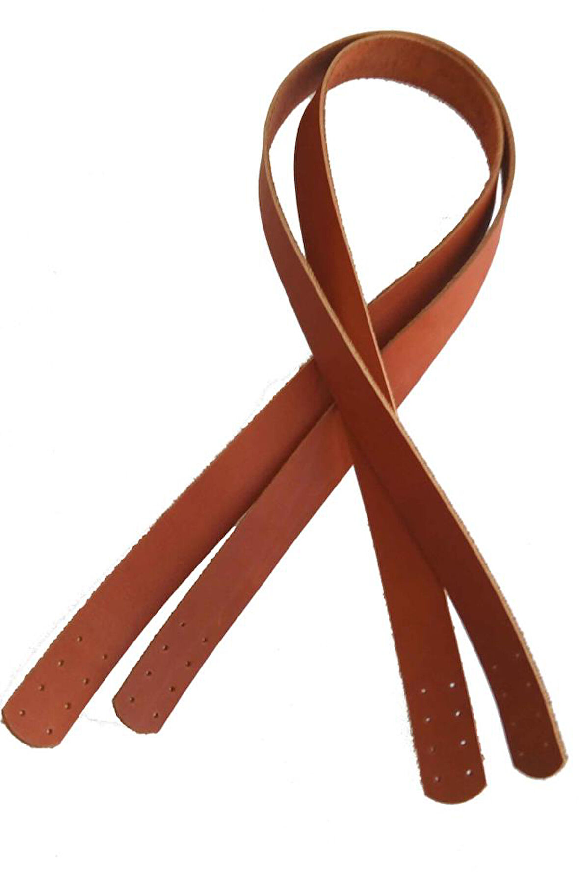 Çanta Aksesuar Taba Renk Gerçek Deri 70X2.3 Cm Çift Sap