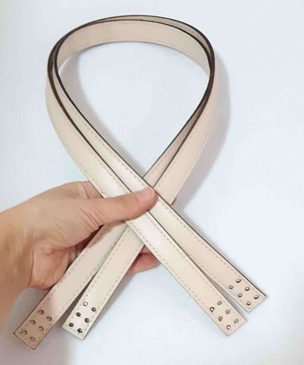 Çanta Aksesuar Krem Renk 70X2 Cm Çanta Sapı