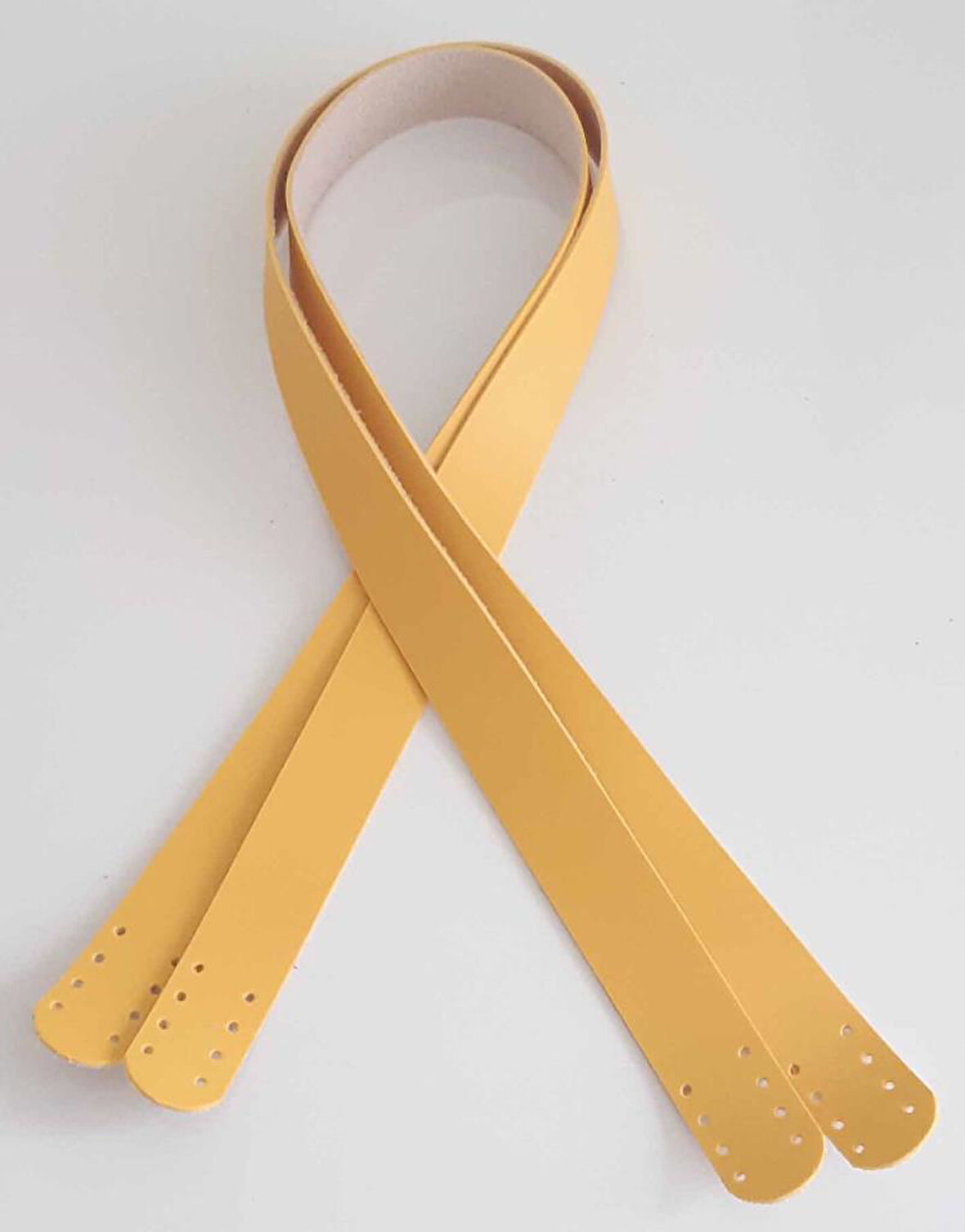 Çanta Aksesuar 70X2.5 Cm, Sarı Renk Suni Deri Çanta Sapı