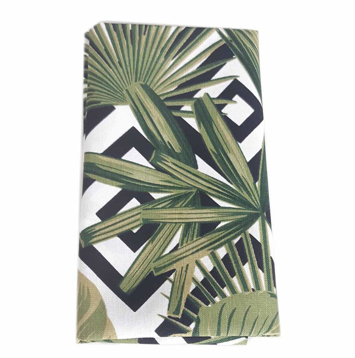 Nusrat Bilişim Çanta Aksesuar 90X50 Cm Duck Kumaş Astarlık Siyah Kare Zemin Desen