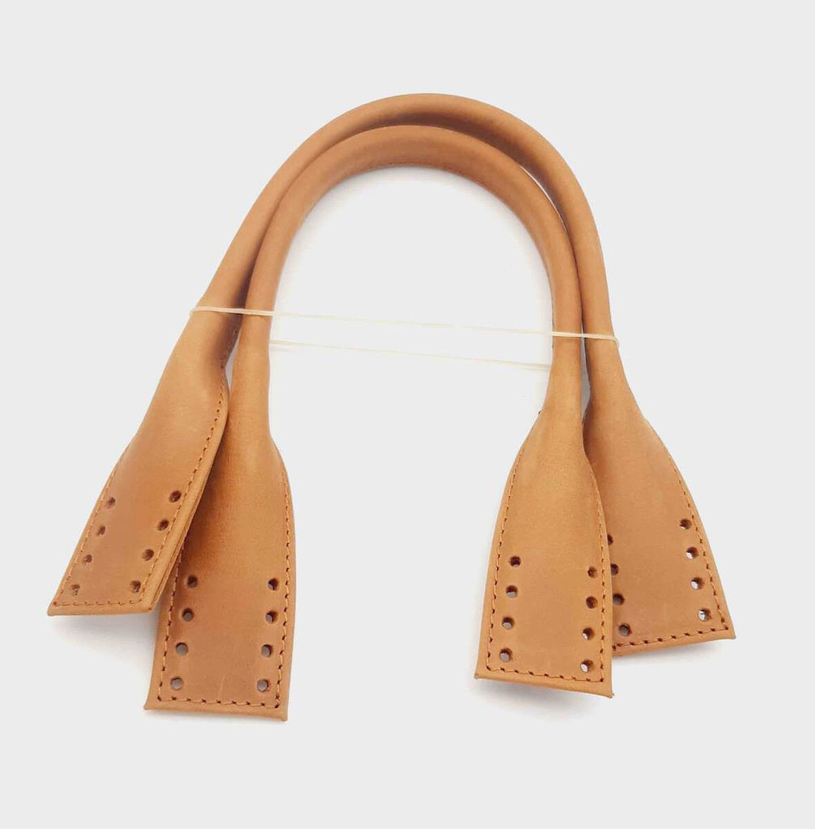 Çanta Aksesuar Gerçek Deri Kısa Pelikan Model Çanta Sapı Açık Taba Renk