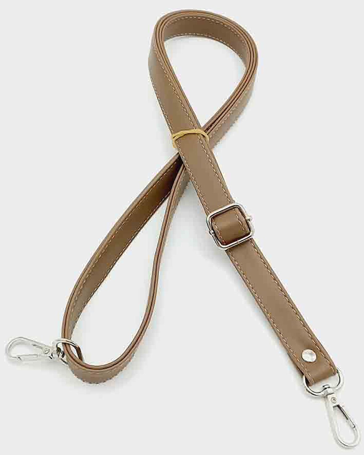 Çanta Aksesuar Vizon 125X2 Cm Çanta Sapı Sürgütlü Gümüş Metal