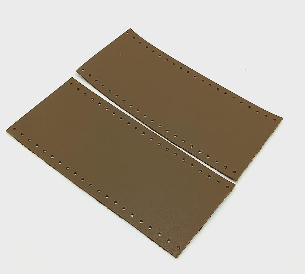 Çanta Aksesuar Suni Deri Tutma Sapı Vizon Simit Sap 17x7.5 Cm