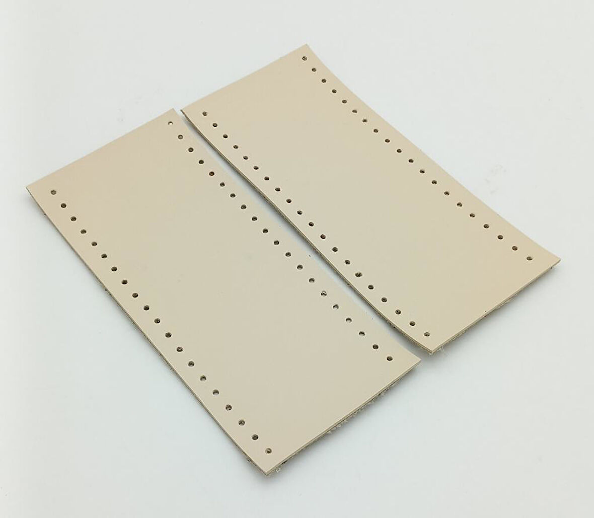 Çanta Aksesuar Suni Deri Tutma Sapı Krem Simit Sap 17x7.5 Cm
