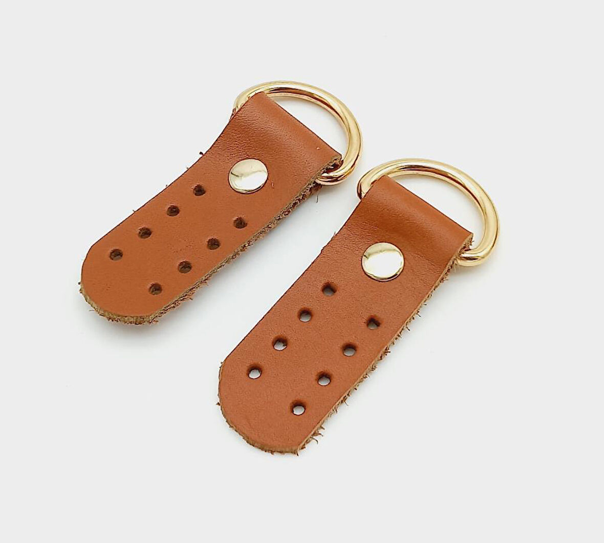 Çanta Aksesuar Gerçek Deri Taba Sapucu (Böce) Light Gold Metalli